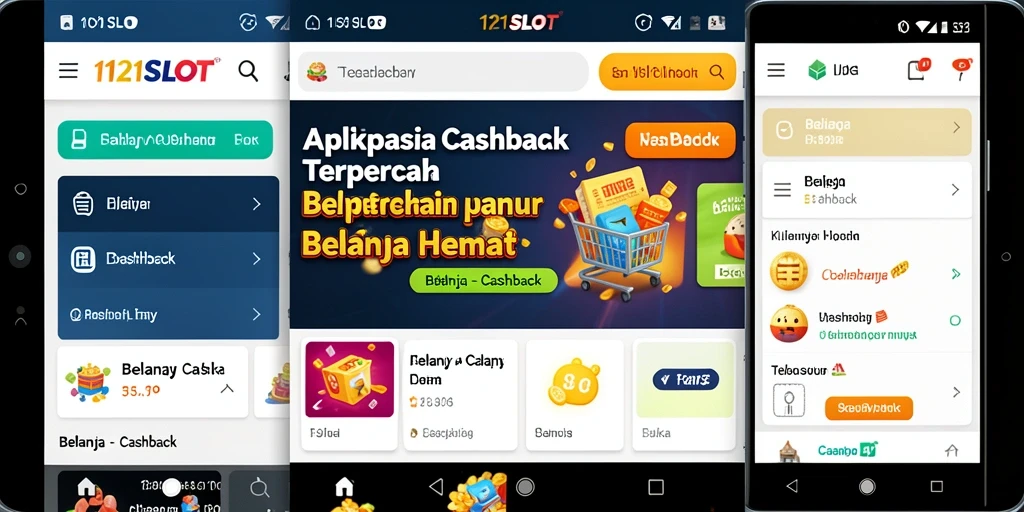 Tampilan antarmuka utama aplikasi 1121SLOT untuk Cashback yang menarik dan mudah digunakan.
