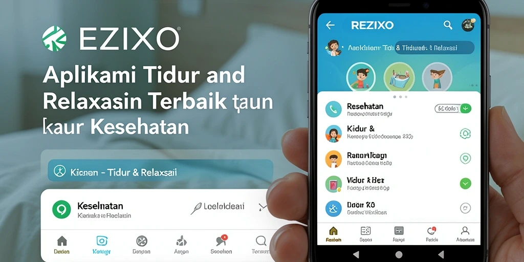 Tampilan antarmuka aplikasi REZIXO sangat menarik dan user-friendly.