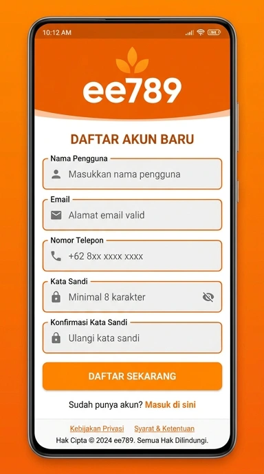 Buat Akun Baru di ee789 Secara Mudah dan Cepat
